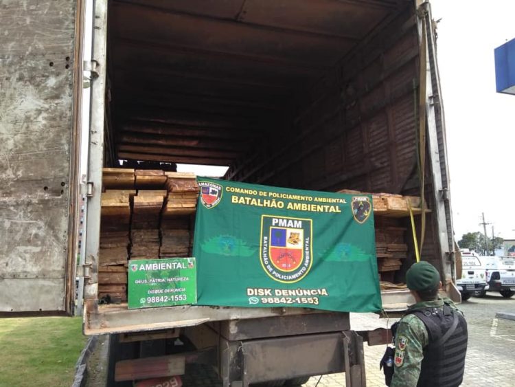 FOTO: Batalhão de Policiamento Ambiental - BPAmb/PMAM