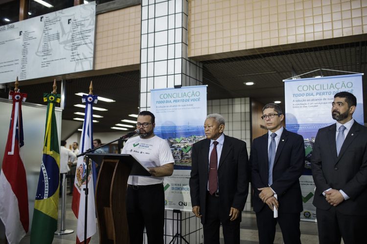 Abertura da Semana Nacional de Conciliação no Tribunal de Justiça do Amazonas. Foto: Raphael Alves