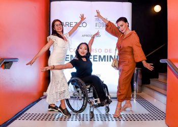 Roteirista Ana Célia Costa, atriz Julie Nakayama e diretora Suzana Pires