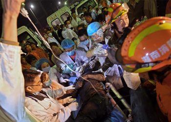 Explosão em um mina na CHina Foto: @NationalHaber/ reeprodução Twitter
·