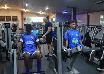 Equipe do Nacional FC Fotos: Paulo Rogério / Agência Sports Manaus