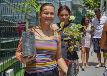 Pedágio Ambiental no bairro Cidade de Deus. Foto: Marcio James / Semcom