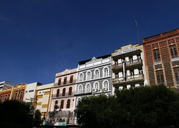Centro Historico de Manaus na Avenida Eduardo Ribeiro Foto Ricardo Oliveira/Semcom