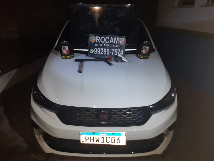 Rocam detém infratores por roubo majorado e receptação na zona leste de Manaus Foto: Divulgação