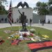 Fãs prestam homenagem aos jogadores vítimas da tragédia no Centro de Treinamento do Flamengo, o Ninho do Urubu. Foto: Tomaz Silva/Agência Brasil
