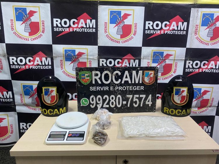 Rocam detêm suspeito de tráfico de drogas no São Raimundo