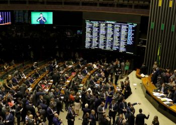 O Plenário da Câmara dos Deputados Foto: Wilson Dias/Agência Brasil