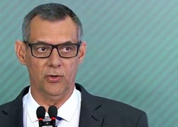 Porta-Voz, Otávio Rêgo Barros, fala com a imprensa no Palácio do Planalto. Foto: © TV Brasil