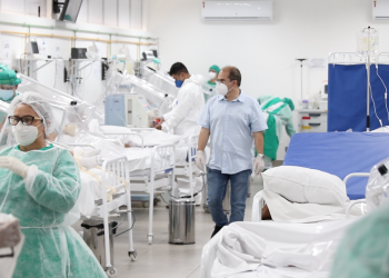 Em 50 dias de funcionamento, hospital de campanha da prefeitura tem 430 curados e ampliará leitos. Foto - Cleuton Silva