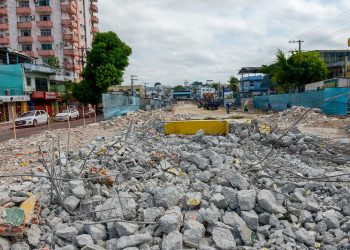 Obras do T1 entram em fase de fundação. Foto: Alex Pazuello/Semcom