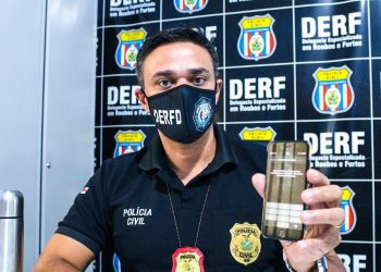Delegado Aldeney Goes, titular da Delegacia Especializada em Roubos, Furtos e Defraudações (Derfd) Carlos Soares/SSP-AM
