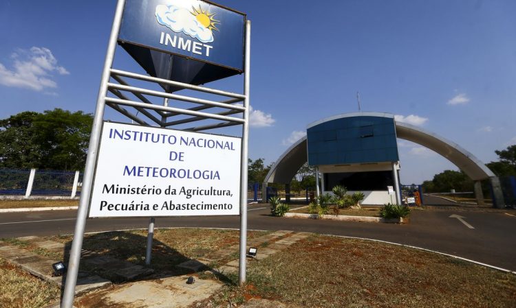 Fachada do instituto nacional de meteorologia (INMET), em Brasília. Foto: © Marcelo Camargo/Agência Brasil