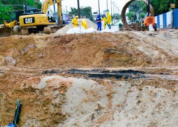 Avanço da Obra da Av. Mário Ypiranga. Fotos Valdo Leão / Semcom