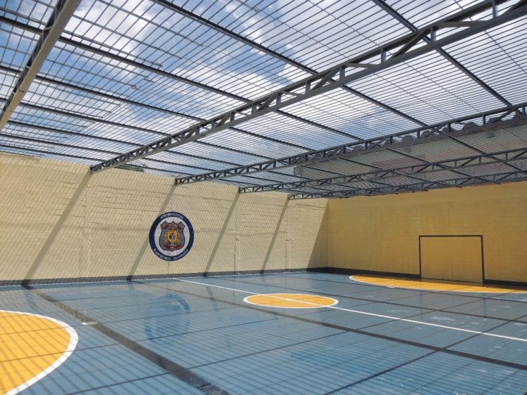 Quadra no Ipat. Fotos:Divulgação/Seap