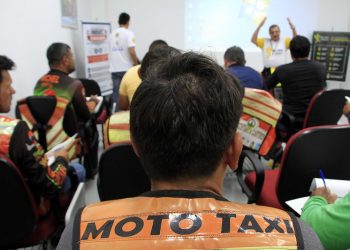 Curso de Pilotagem para Mototaxistas
Foto.Altemar Alcantara/Semcom