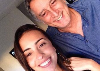 Ator e sua filha. Foto: Reprodução