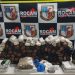 Dupla é presa com mais de 100 tabletes de entorpecentes que seriam comercializados em Manaus, diz polícia — Foto: Divulgação/Rocam