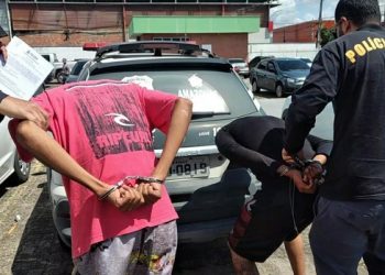 Suspeitos foram presos na manhã desta quarta-feira, em Manaus. — Foto: Divulgação