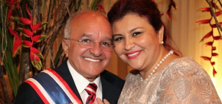 Ex-governador José Melo e a ex-primeira dama Edilene Oliveira. Foto: Divulgação
