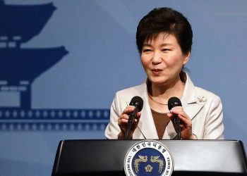 The President of South Korea, Park Geun-hye