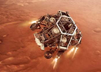 Sonda chinesa Tianwen-1. Foto: Reprodução/ Twitter