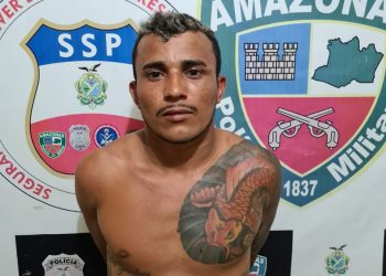 João Monteiro de Andrade Filho, vulgo “Netinho da Padre Mário”. Foto: Divulgação/SSP-AM