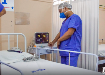 Hospital de Campanha de Santarém. Foto: Divulgação/ Prefeitura de Santarém