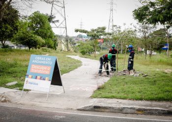 Ciclovia da Av. das Torres é revitalizada pela Prefeitura Foto: Osmar Neto / Vice-Prefeit