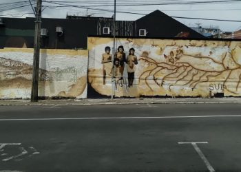 Mural sobre a presença indígena será destaque em memorial
Foto - Oliveira Júnior / Manauscul