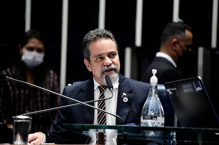 Elcio Franco participa de sessão temática no Senado em 4 de março. Foto: Pedro França/Agência Senado