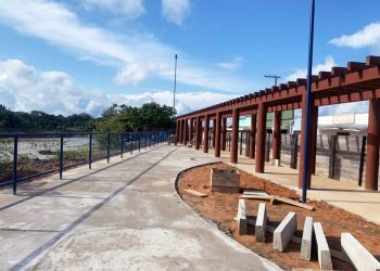 Obras em Envira. Foto: Divulgação/Seinfra