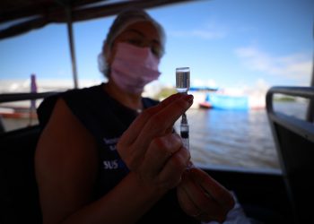 Vacinação da Covid-19. Foto: Divulgação/SES-AM