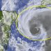 Furacão #Grace se aproximando da Península de Yucatan(México), com ventos de 130 km/h. Foto: Reprodução/Twitter