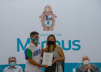 Foto – Alex Pazuello/Semed – Marcely Gomes e Ruan Souza / Semcom