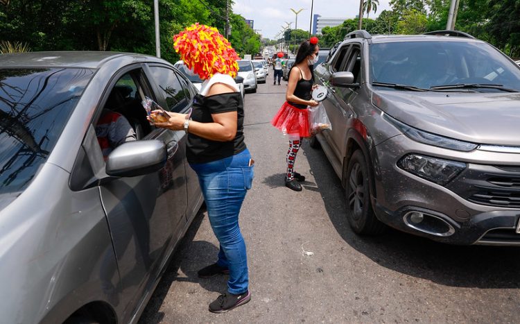 Ação de sensibilização contra o trabalho infantil
Foto - Marcely Gomes / Semcom