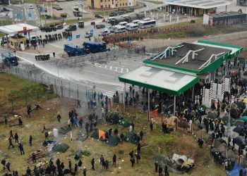 Fronteira entre Polônia e Bielorrússia. Foto: © Leonid Scheglov/BelTA/