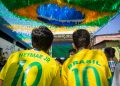 Transmissão do jogo da Seleção Brasileira em 2018. Foto: Lucas Silva/Semcom.