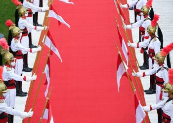 A programação começa às 8h30, com a chegada dos militares que participarão da formação externa da cerimônia. A sessão está marcada para as 10h, no Plenário da Câmara dos Deputados
Marcos Oliveira/Agência Senado.