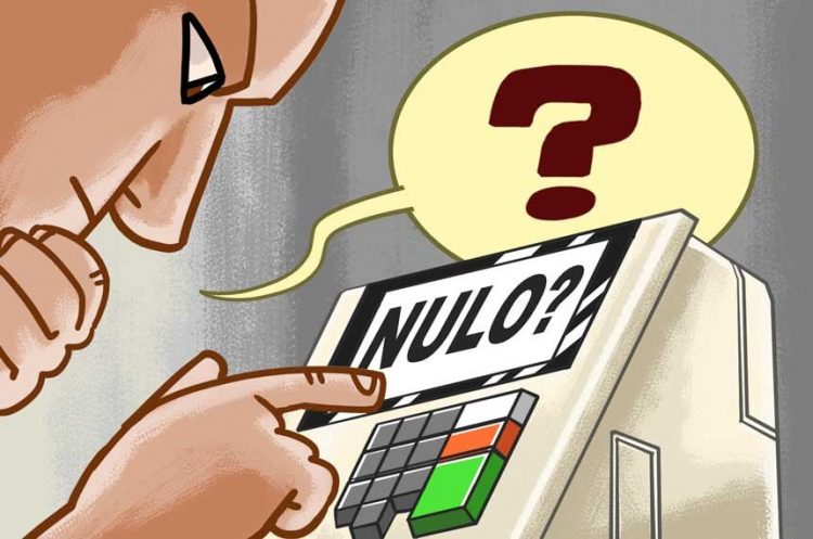 De acordo com a Constituição, votos brancos e nulos não são contados como válidos.
Arte: Cássio Costa / Agência Senado