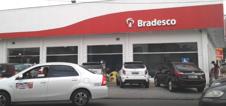 Banco do Bradesco na Cidade Nova. Foto: reprodução | Internet