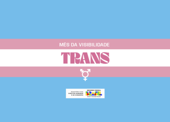 "Construir para Reconstruir" é o nome da campanha do Ministério dos Direitos Humanos e da Cidadania pela visibilidade de pessoas trans (Arte: Ascom/MDHC)