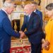 Londres, Inglaterra, 05.05.2023 - Presidente da República, Luiz Inácio Lula da Silva e a primeira-dama Janja Lula da Silva são recebidos pelo Rei Charles III e membros da família real no Palácio de Buckingham, Londres - Inglaterra. Foto: Ian Jones/Buckingham Palace