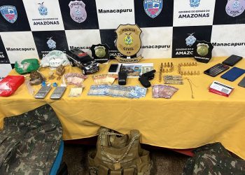 Material apreendido. (Foto: Divulgação/PC-AM)
