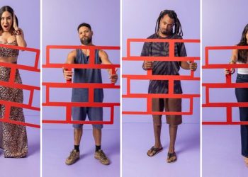 Da esquerda para a direita, Isabelle, Juninho, Luigi e Alane- Foto: TV Globo / Divulgação