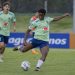 Endrick durante treino da Seleção Brasileira Pré-Olímpica Créditos: Joilson Marconne / CBF
