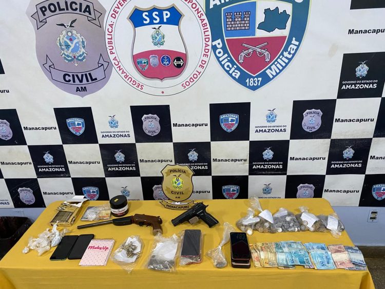 Material apreendido. (Foto: Divulgação/PC-AM)