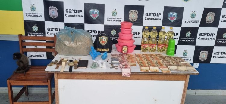 Apreensão. (Foto: Divulgação/PC-AM)