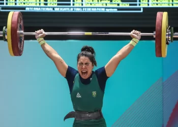 levantamento de peso em Paris 2024 Foto Gaspar Nóbrega COB