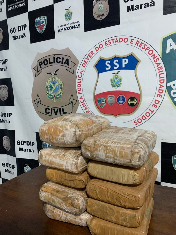 Material apreendido. (Foto: Divulgação/PC-AM)