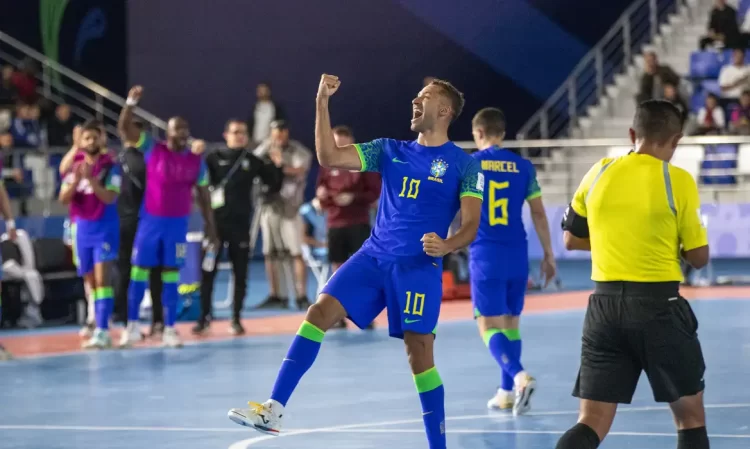 Copa do Mundo de futsal Foto: © Leto Ribas/CBF futsal seleção brasil